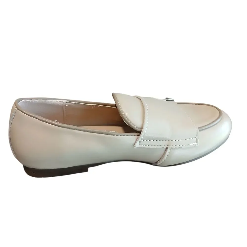 NEW Emerald Label Leather Double Buckle FLats Dress Shoe Size 11.5 Slip On